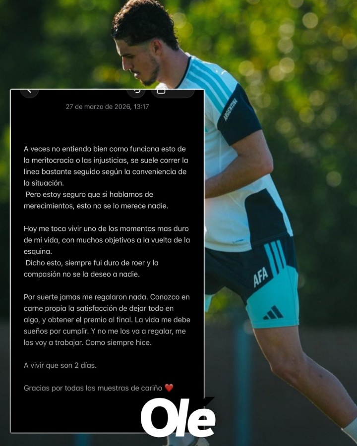 帕尼切利十字韧带断裂确认伤缺6-8个月 阿根廷前锋世界杯梦碎