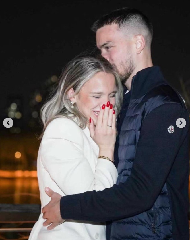 辽宁铁人外援瓦吉奇社媒宣布求婚成功