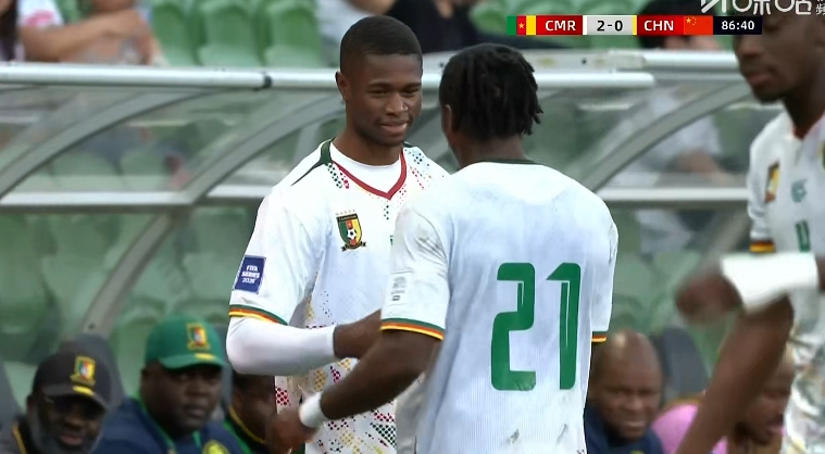 喀麦隆终场遣上药厂新星科法内 身价4000万欧刚战阿森纳打满180分钟