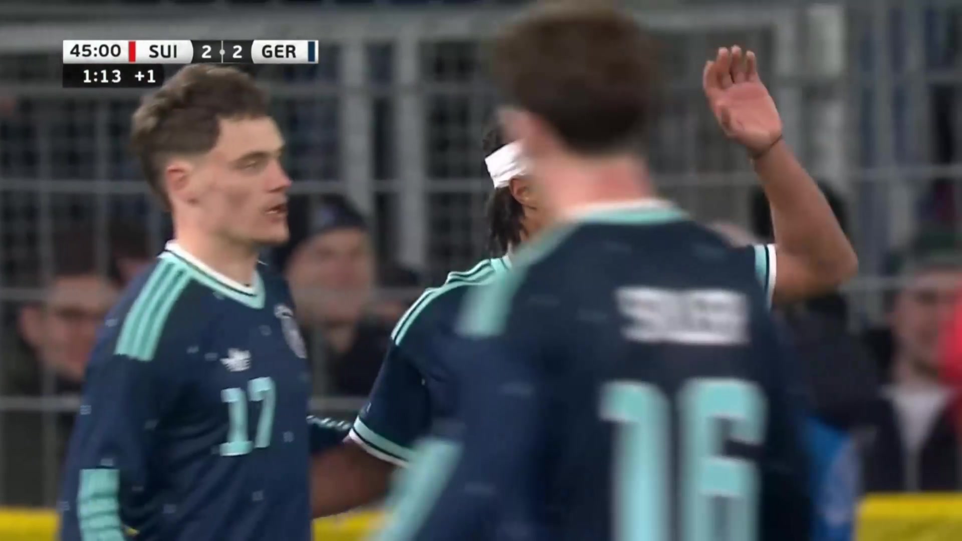 德国2-2再次扳平！维尔茨送精准助攻！格纳布里前插挑射破门！