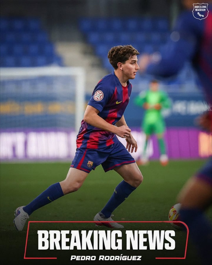 巴萨启动青训核心续约 技术流中场佩德罗·罗德里格斯获战略留队