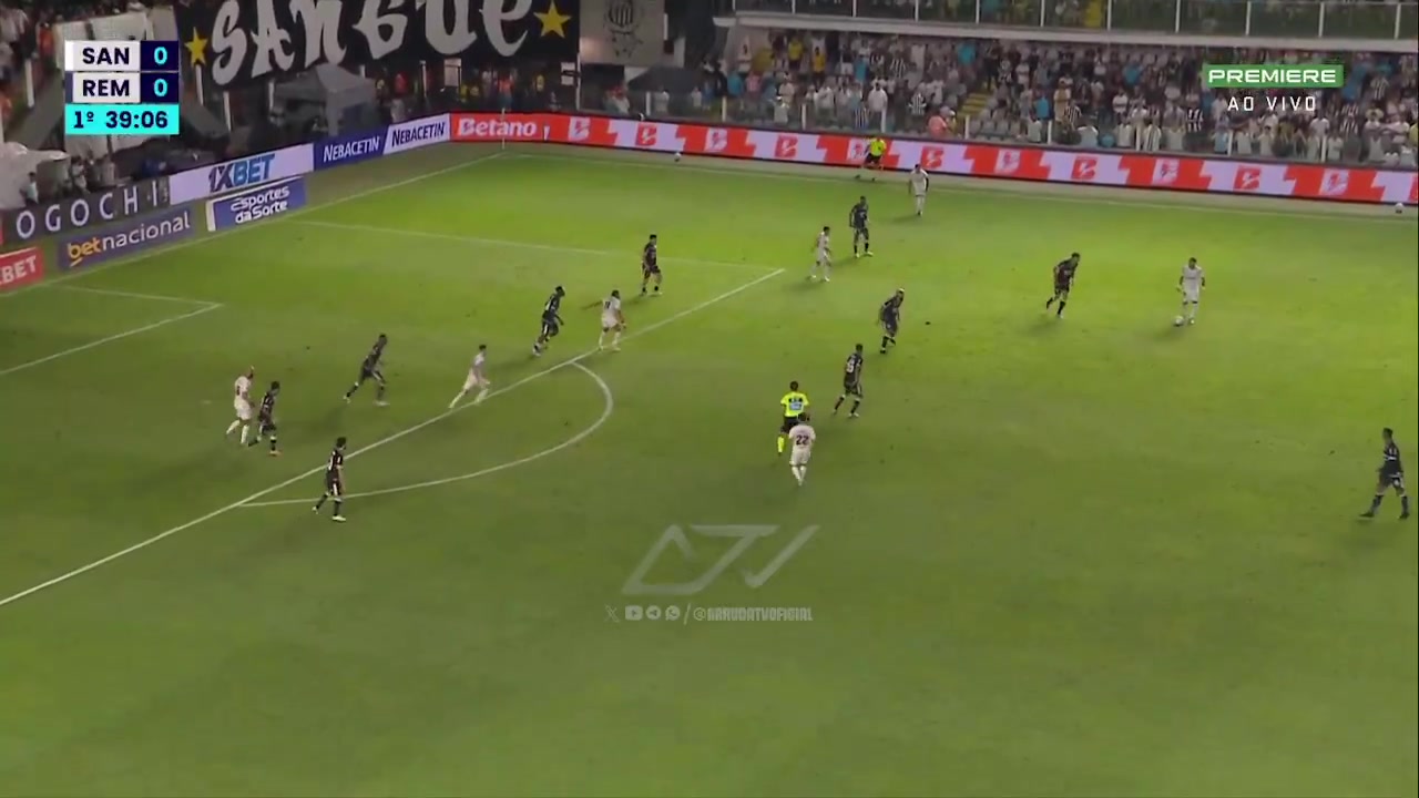 内马尔助攻染黄停赛 桑托斯主场两球完胜