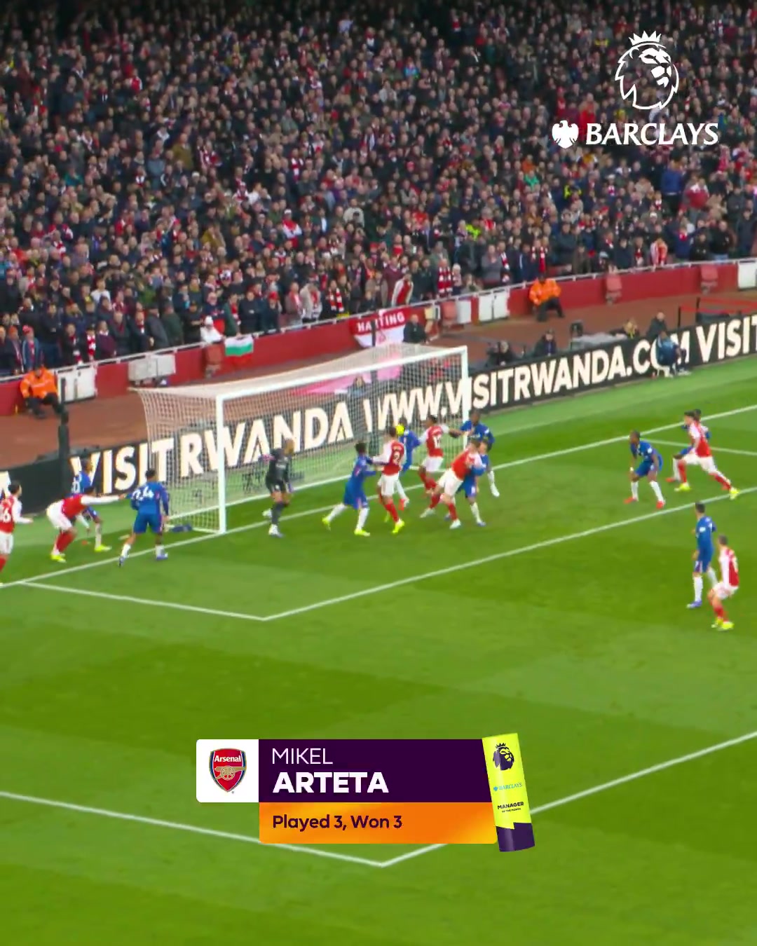 阿尔特塔三月全胜首获月最佳 生涯八次追平奥尼尔雷德克纳普