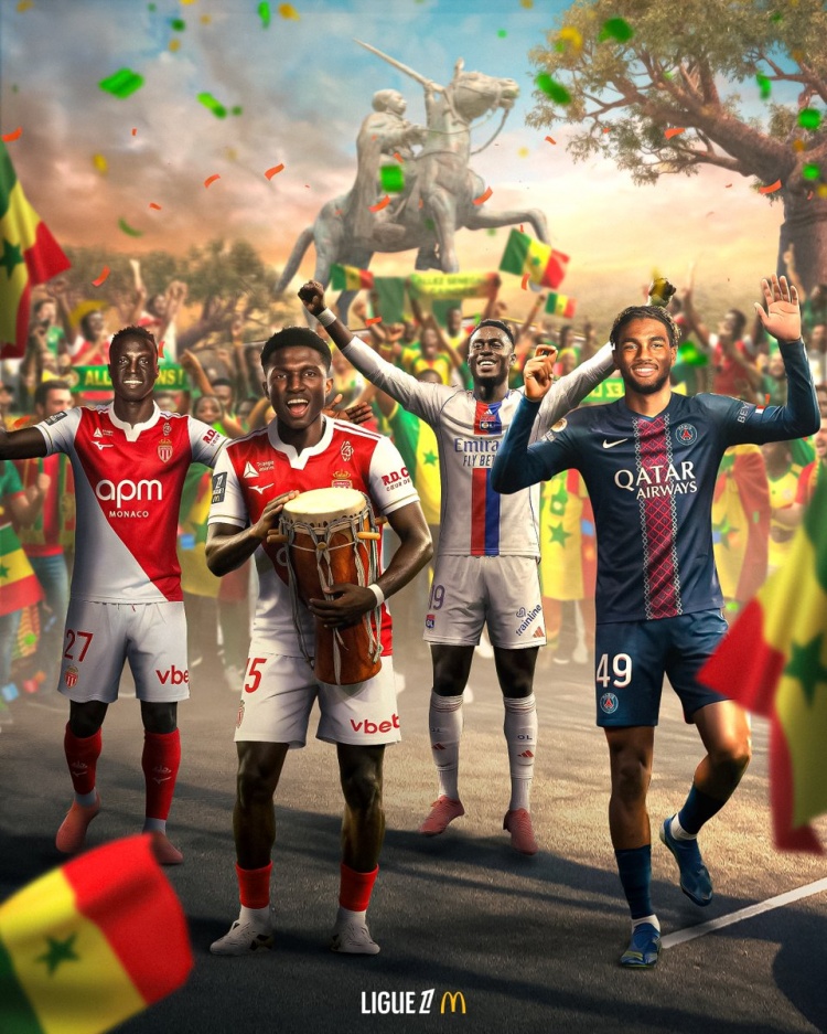 法甲官方社媒发布塞内加尔球员海报 非洲杯冠军归属仍存争议