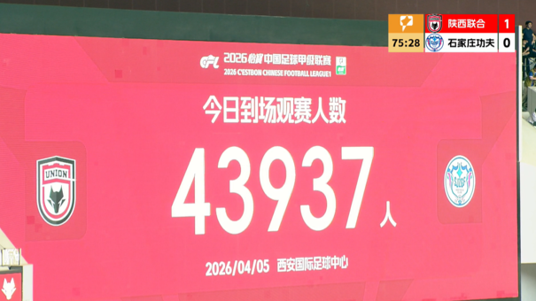 伊兰杜斯特转身爆射制胜 陕西联合主场力克石家庄功夫取赛季首胜