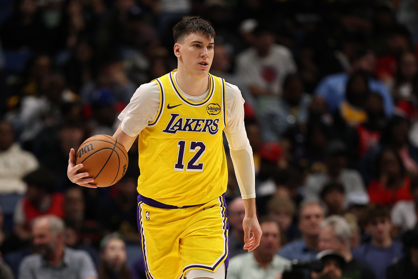 拉拉维亚半场6中1仅取2分 湖人半场落后雷霆18分