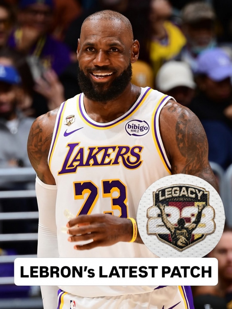 詹姆斯常规赛收官战身披纪念补丁球衣 转发社媒致敬生涯第23季