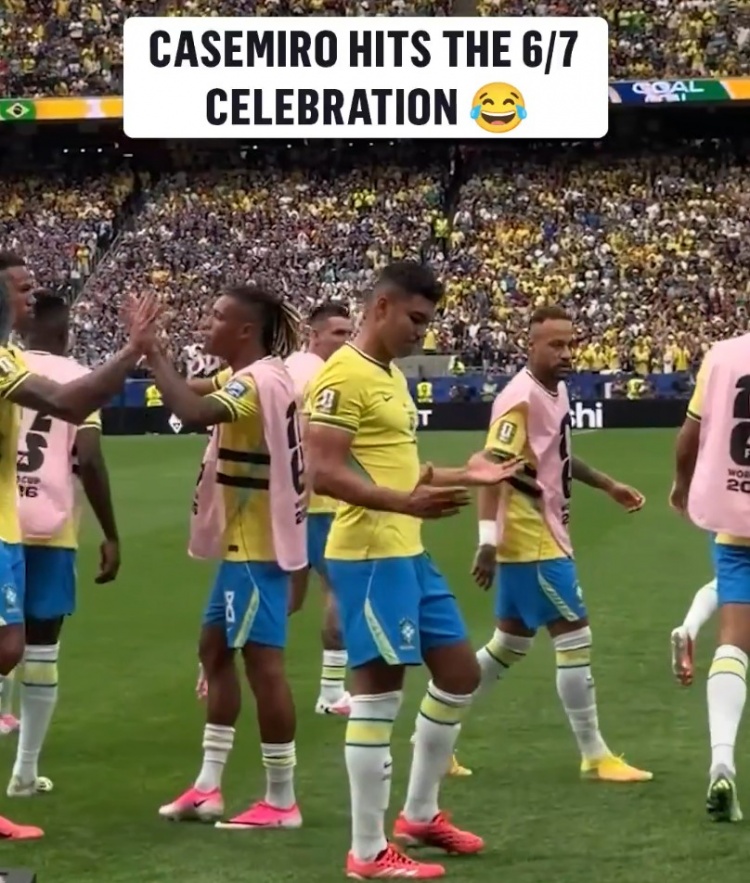 卡塞米罗“67”庆祝手势溯源：TikTok病毒传播与阿尔法世代文化入侵